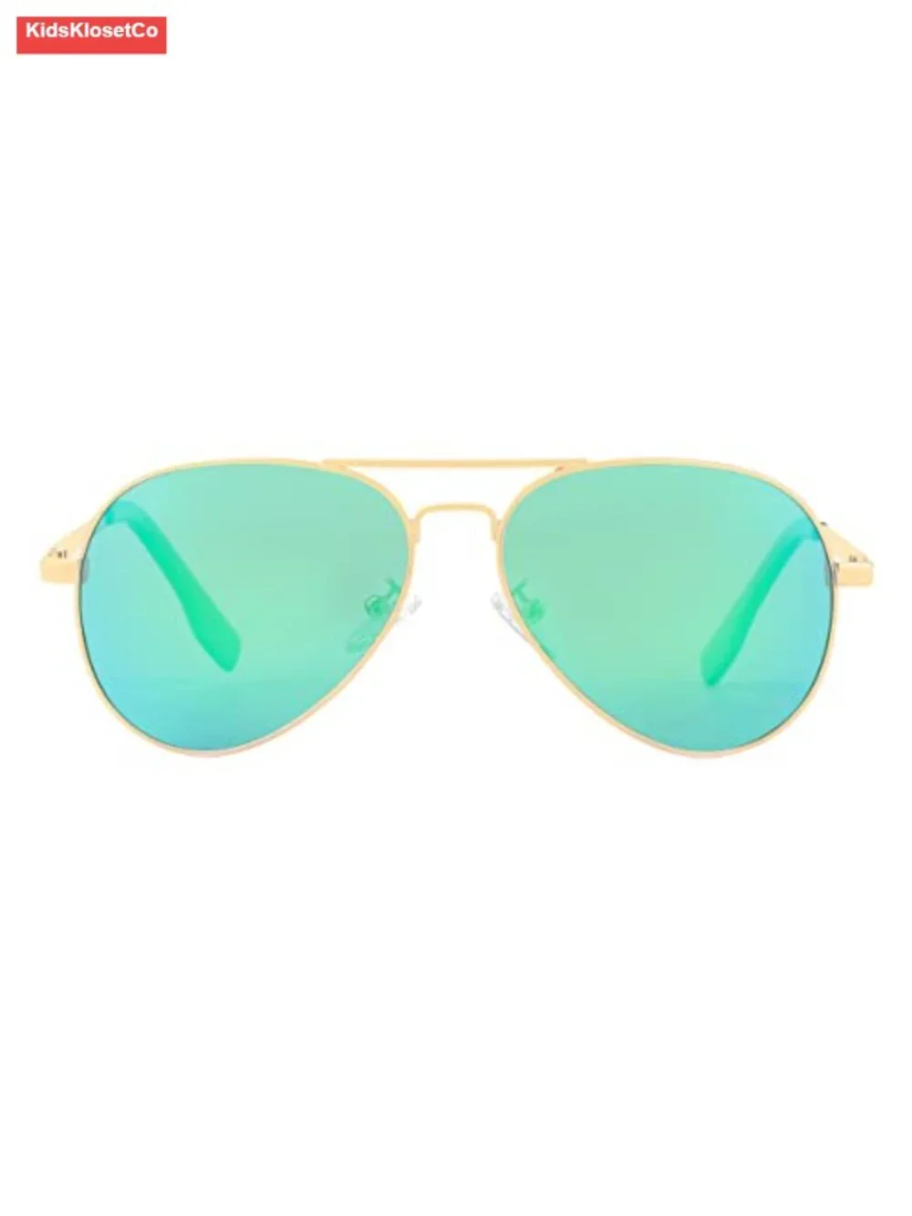 Kids Polarized Aviator Sunglasses 50mm 52mm UV400 Protection Metal Frame